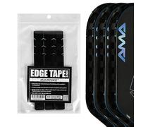 PICKLETECH Pickleball Edge Guard Tape - Black Grid Pattern Edge Tape for Pickleball Paddle - Fit Perfectly Curved Edge - No Wrinkling