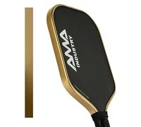 PICKLETECH Pickleball Edge Guard Tape - Gold Durable Paddle Edge Protector, Essential Pickleball Accessory for Paddle Protection - 25/28mm - Pickleball Paddle Tape