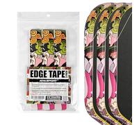 PICKLETECH Pickleball Edge Guard Tape - Spooky Doodle Pattern Edge Tape for Pickleball Paddle - Fit Perfectly Curved Edge - No Wrinkling