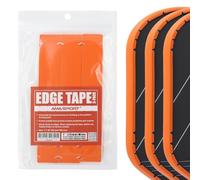 PICKLETECH Pickleball Paddle Protection Tape Orange - Paddle Head Edge Guard - Racket Edge Protection Tape -Fit Perfectly Curved Edge -No Wrinkling Pizzazz Contrasty Colors
