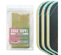 PICKLETECH Pickleball Paddle Protection Tape - Paddle Head Edge Guard - Racket Edge Protection Tape -Fit Perfectly Curved Edge -No Wrinkling Gradient Pink Cyan