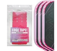 PICKLETECH Pickleball Paddle Protection Tape - Paddle Head Edge Guard - Racket Edge Protection Tape -Fit Perfectly Curved Edge -No Wrinkling Gradient Blue Pink