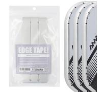 PICKLETECH Pickleball Paddle Protection Tape Silver - Paddle Head Edge Guard - Racket Edge Protection Tape -Fit Perfectly Curved Edge -No Wrinkling Pizzazz Contrasty Colors