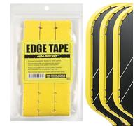 PICKLETECH Pickleball Paddle Protection Tape Yellow - Paddle Head Edge Guard - Racket Edge Protection Tape -Fit Perfectly Curved Edge -No Wrinkling Pizzazz Contrasty Colors