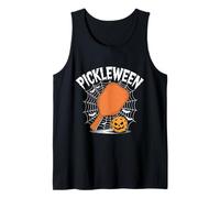 Pickleween Pickleball Halloween Funny Love Pickleball Tank Top