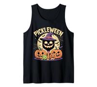Pickleween Pickleball Player Funny Pickleball Halloween Tank Top