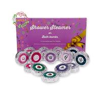 PickMora 14PCS Shower Steamers Aromatherapy with 7 Scents, Bath Bombs with Essential Oils for Relaxation, Shower Bombs Shower Tablets Gift Sets for Women and Men in Mother's Day, Anniversaries
