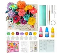 PICKONA Bloom Joy Magic Petal Flower Kit DIY Paper Flower Craft Kit for Kids Educational STEM Toy Creative Bouquet Making Art Set Free to Match Colors