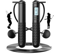 PICKONA Cordless Skipping Ropes for Adults, Cordless Jump Rope With Counter, Ropeless Skipping Rope for Adults, Portable Wireless Gravity Ball Skipping Rope for Women Men Kids(Include Jump Line)