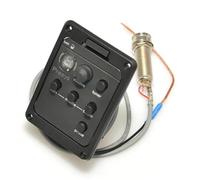 Pickup 4 Band Equalizer With Mic Dual Mode Preamp EQ Tuner Guitar Pickup Beat Board With Soft Piezo(2 Band)