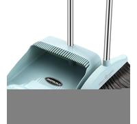 Pickup Comb, Sweeping Broom and Scoop, Indoor and Outdoor Sweep, Heavy Duty Broom and Long Handled Scoop, Floor Cleaning, Foot Shovel, Shovel Combo for the