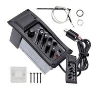 Pickup for Acoustic Guitar Professional Amplifier | Four-Band EQ Equalizer Kit Guitar Preamp Musical Accessories for Women Men Girls Boys Band Show Travel Home Holidays
