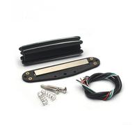 Pickup Parts, ST for mini Double Track Dual Coil Ancilo5 Magnetic Core Magnet, Humbucker Pickup Set Plastic Bobbin(Black)