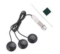 Pickup Piezo Transducer, 3 in 1 Microphone Contact Self Adhesive Mono Piezo Pickup, Prewired Amplifier with 6.35mm Output Jack for Acoustic Guitars, Ukuleles