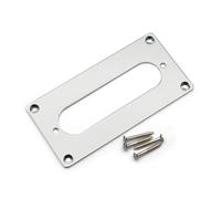 Pickup Ring Guitar Pickup Conversion Ring 92x46mm, Humbucker To Single Coil Metal Mounting Frame Adapter For Electric(Silver)