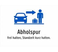 Pickup Track - Keep Free Keep Service Life, Short - Sticker A4: 297 x 210 mm - With Graphic and Text