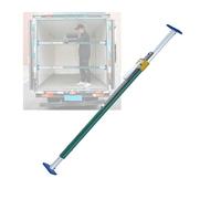 Pickup Truck Bed Pole Cargo Bar 51.2-74.8" Adjustable,Ratcheting Stabilizer,with Prevent Slipping Pads,for Trailers Box Truck,1/2/3/4/5/6/7 Piece(130-168cm,2piece)