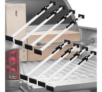 Pickup Truck Bed Pole Cargo Bar 72-87 Inches, 1 2 3 4 6 8 Pcs Cargo Support Bars Ratcheting Stabilizer Anti-Slip for Sedan Trailers Suv Van (8 pack 1.83)