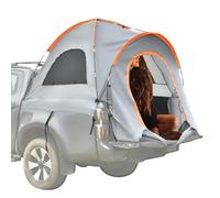 Pickup Truck Tent Portable Truck Bed Tent for Camping Double Layer Portable Gray