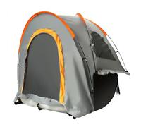 Pickup Truck Tent, Portable Truck Bed Tent for Camping with Fan & Spacious Interior, 210D Oxford Cloth Camping Tent for 2-3 People for Camping Traveling Outdoor Activities, (160+50)*165 * 170cm