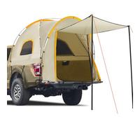 Pickup Truck Tent with Awning Shade,Waterproof PU5000mm Oxford for 5-5.2 FT Truck Bed for Camping Travel Outdoor Activities for Chevy Colorado,Jepp Gladiator,Ford Ranger,GMC Canyon,Frontierm,Tacoma