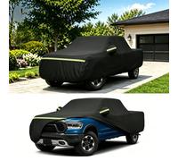 Pickup Vehicle Body Cover for GMC Sierra 1500 Crew Cab Short Bed | Oxford with coated backing, helps shield from the weather, for pickup parking