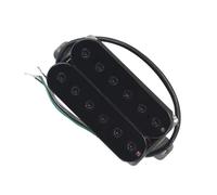pickups 1PC Ceramic Double Coil Humbucker Pickup Electric Guitar Passive Pickup Bridge Or Neck Position 4-Wires (Color : 52 Bridge Black)