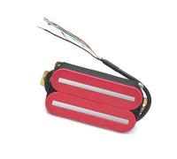 pickups 1Set Electric Guitar Humbucker Dual Coill Dual Rail Guitar Pickup With 57mm Steel Pole (Color : Pink 2Pcs)