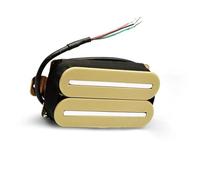 pickups 1Set Electric Guitar Humbucker Dual Coill Dual Rail Guitar Pickup With 57mm Steel Pole (Color : Off white 2Pcs)
