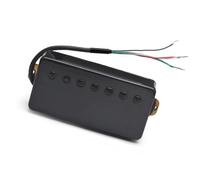 pickups 7 String Guitar Brass Cover Humbucker Slotted 8.5K/14K Coil Splitting Pickup For Electric Guitar (Color : Bridge Black)
