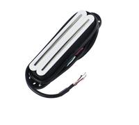 pickups Dual Hot Rail Humbucker Pickup Electric Guitar Pickup Ceramic 4 Wires Guitar Parts Black/White/Yellow (Color : White)