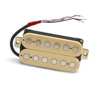 pickups Electric Guitar Humbucker 6.3mm Big Pole Piece Dual Coil Guitar Pickup With 4 Conduct Cable/Coil Splitting (Color : Neck yellow)