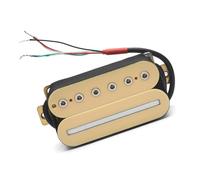 pickups Electric Guitar Humbucker Pickup Adjusting Dual Coil Guitar Pickup With 4-Conduct Cable/Coil Splitting (Color : Yellow Neck)