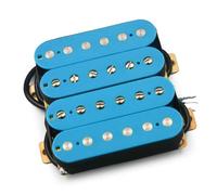 pickups Electric Guitar Pickup Coil Spliting Pickup Humbucker Dual Coill Pickup 4 Conduct Cable N-7.5K/B-15K Output Light Blue (Color : Neck and Bridge)