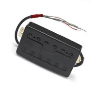 pickups H Style Brass Cover Electric Guitar Pickup Coil Spliting Pickup Humbucker Dual Coill Pickup N7.5K/B15K Output (Color : Black Neck Pickup)