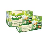 Pickwick Fruit Tea Variation Box, 4 Flavours, Orange, Apple, Blackcurrant, Peach - 20 Tea Bags, 30g, Pack of 2