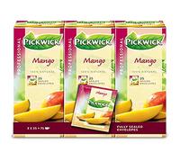 Pickwick Tea | Pickwick Professional Mango | Pack of 75 | Pickwick Tea Bags | Pickwick Dutch Tea | 3 Oz | 112,5 Gr