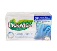 Pickwick Tea Slaap LEKKER/Sleep Well, & Lavender Chamomile, Chamomile, Good Ness Herbal, 20 Tea Bags