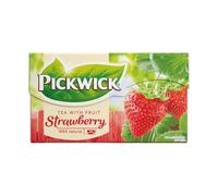 Pickwick Tea Strawberry, Aromatised Black Tea, Fruit Garden, Fruity, Blend, 20 Bags