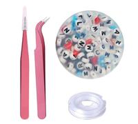 Picky Pad, Picky Pads, Skin Picking Fidget Toys, Reusable Picky Pad Kit, Picking Pad, Fidget Pad with 2 Straight & Pointed Tweezers and 1 Elastic String, For Stress Relief, Party, School, Home Use