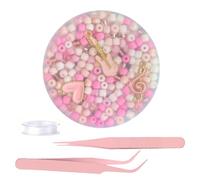 Picky Pad Reusable Sensory with 2 Tweezers and 1 Elastic String, Anxiety Reusable Picky Pad Kit, Picky Pads, Picking Fidget Toy for Stress Relief and Focus Enhancement (Pink)