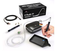 Picmondoo - E-Painter for Diamond Painting with Digital Display and 5 Speeds - Cordless Diamond Painting Pen with Vacuum Pump and Accessories for Laying AB Stones Without Wax