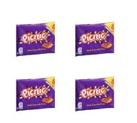 Picnic 4pk * Pack of 4 - Crispy Wafer and Chewy Caramel Covered in Peanuts, Raisins and Milk Chocolate - Shake It Up with Picnic
