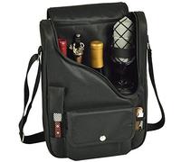 Picnic at Ascot Original Insulated Wine and Cheese Cooler with Glass Wine Glasses- Designed, Assembled & Quality Approved in the USA