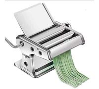 Picnic Bag 2 in 1 Resistant Stainless Steel Professional Fresh Homemade Pasta Fettuccine Lasagne Spaghetti Cutter Cutter Cutter Roller Press Machine Cutter ago Manual Pasta Machines