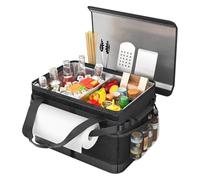 Picnic Bag, Foldable Large Capacity Bag, Picnic Backpack, for Camping and Recreation and Barbecue, Travel, Outdoor, Family