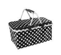 Picnic Basket Portable Foldable Oxford Cloth Large Capacity Camping Insulated Lunch Bag Isothermal Lunch Bag