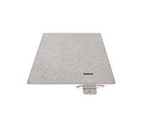 Picnic Blanket 200 x 200 cm Leaf Pattern and Khaki, Grey / 200 x 200 cm