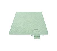 Picnic Blanket 200 x 200 cm Leaf Pattern and Khaki, Leaf Pattern + Green / 200 x 200 cm