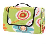 Picnic Blanket Flowers 2x2m with Handle